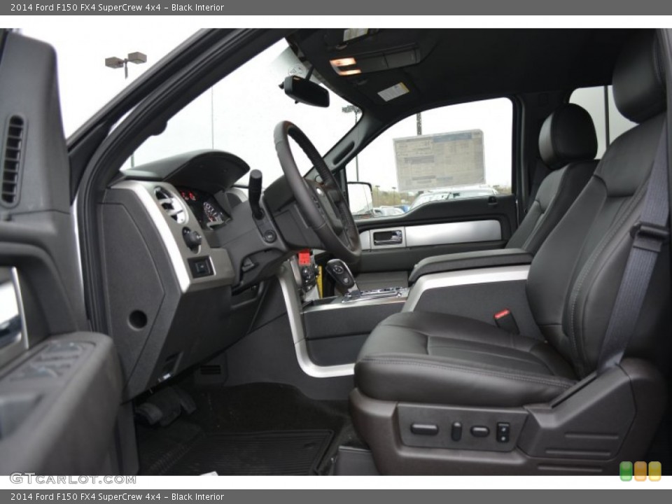 Black Interior Photo for the 2014 Ford F150 FX4 SuperCrew 4x4 #92266528