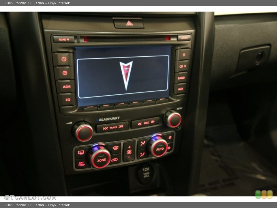 Onyx Interior Controls for the 2009 Pontiac G8 Sedan #92267653