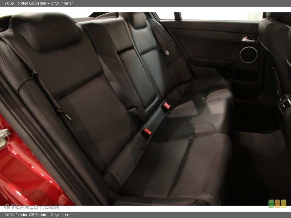 Onyx Interior Rear Seat for the 2009 Pontiac G8 Sedan #92267802
