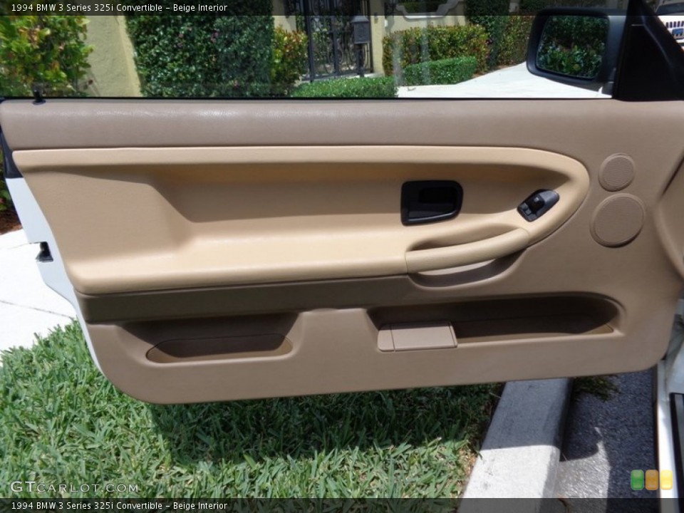 Beige Interior Door Panel for the 1994 BMW 3 Series 325i Convertible #92271472