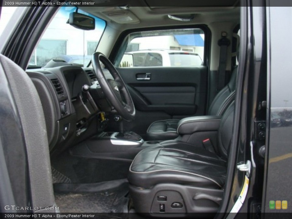 Ebony/Pewter Interior Photo for the 2009 Hummer H3 T Alpha #92283841