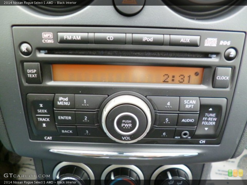 Black Interior Audio System for the 2014 Nissan Rogue Select S AWD #92305719