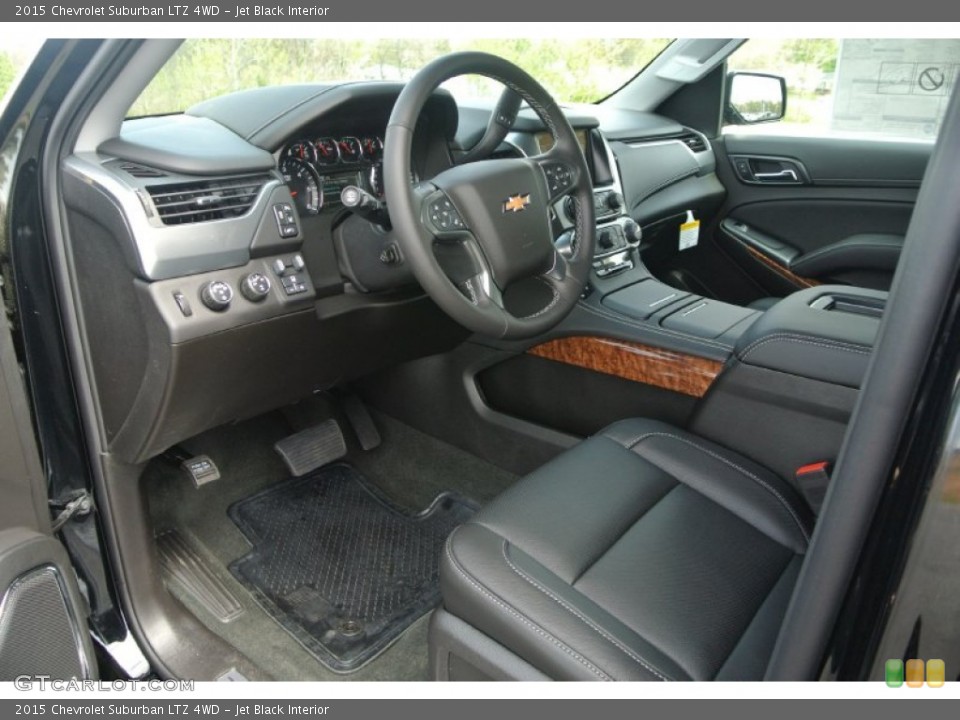 Jet Black Interior Prime Interior for the 2015 Chevrolet Suburban LTZ 4WD #92312256