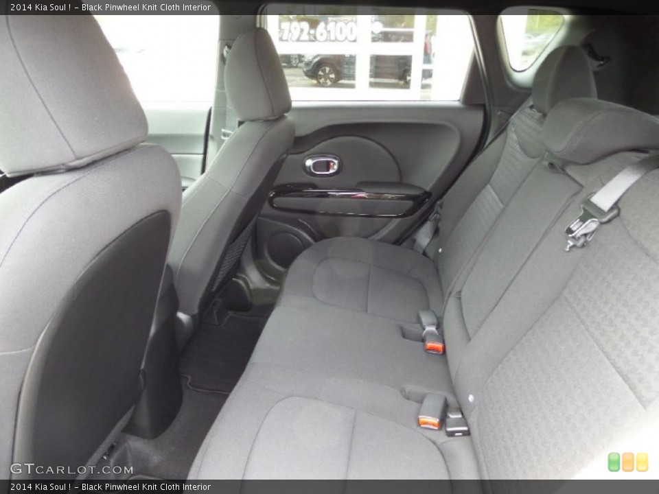 Black Pinwheel Knit Cloth Interior Rear Seat for the 2014 Kia Soul ! #92316669
