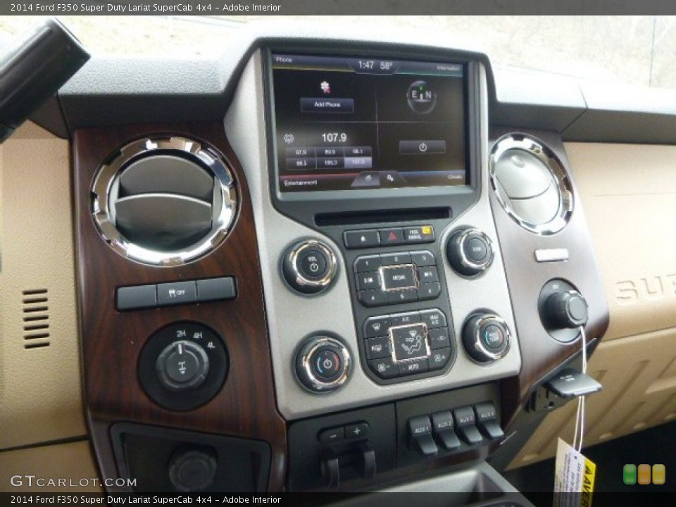 Adobe Interior Controls for the 2014 Ford F350 Super Duty Lariat SuperCab 4x4 #92317788