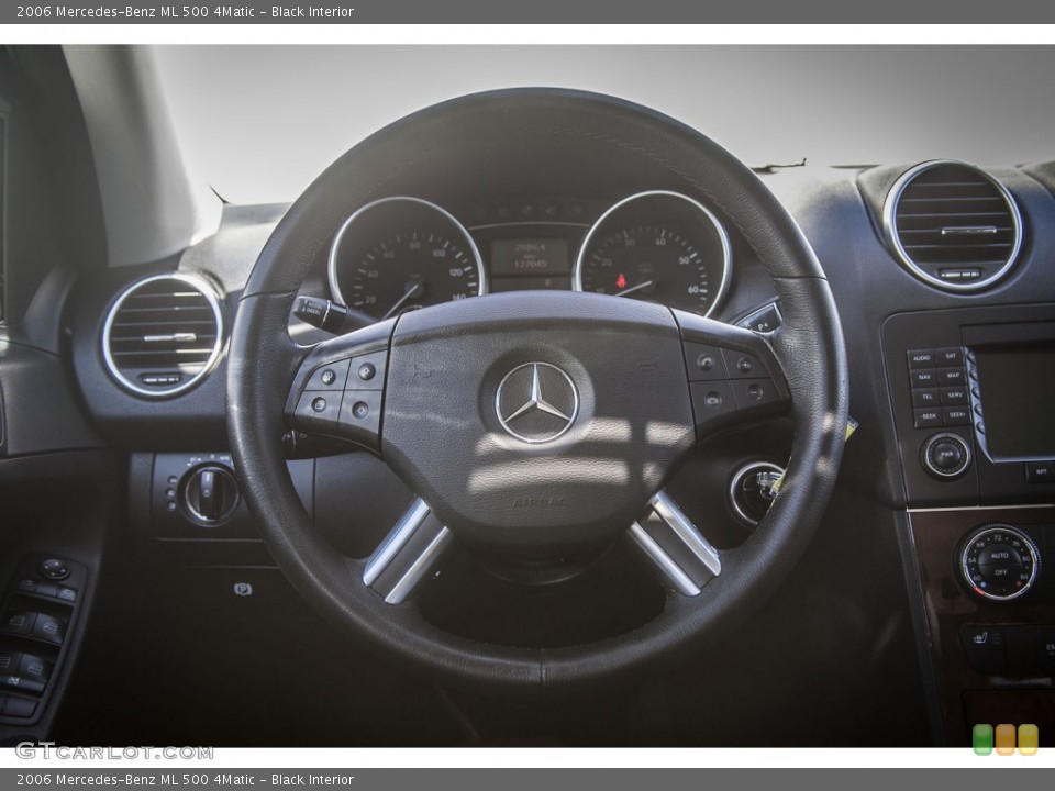 Black Interior Steering Wheel for the 2006 Mercedes-Benz ML 500 4Matic #92324532