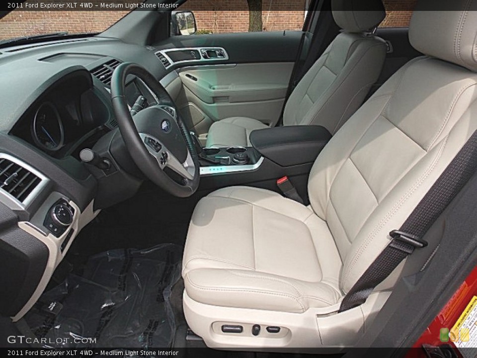 Medium Light Stone Interior Photo for the 2011 Ford Explorer XLT 4WD #92325999