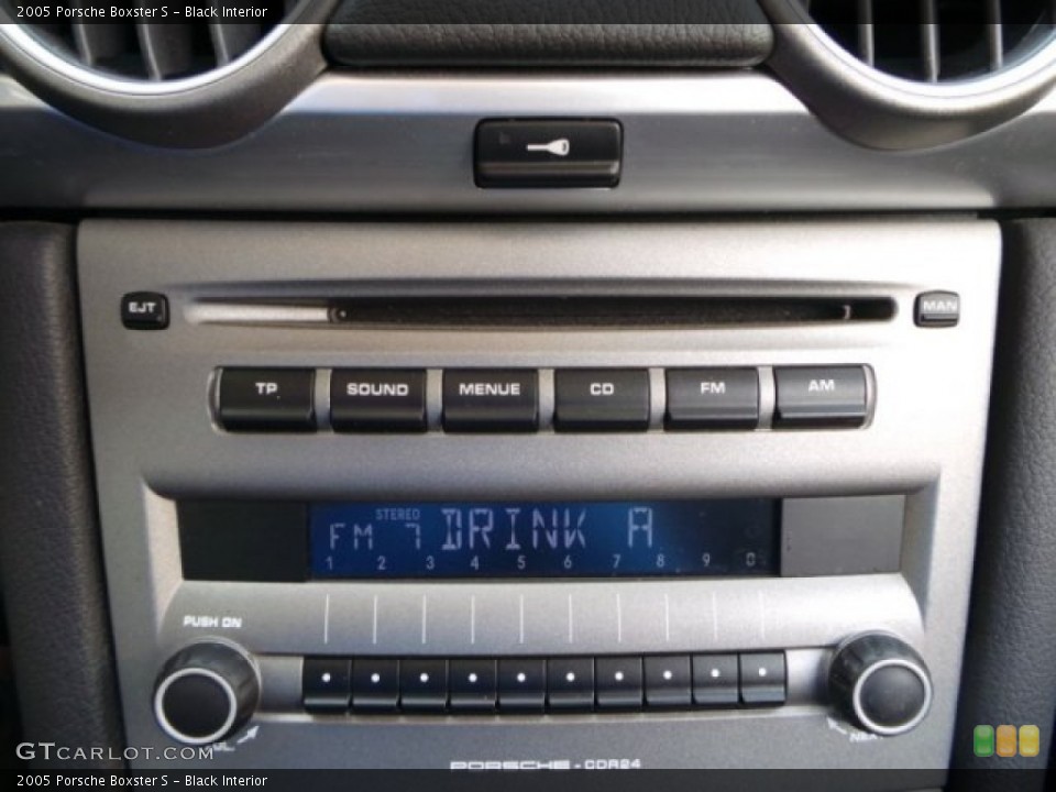Black Interior Audio System for the 2005 Porsche Boxster S #92326776