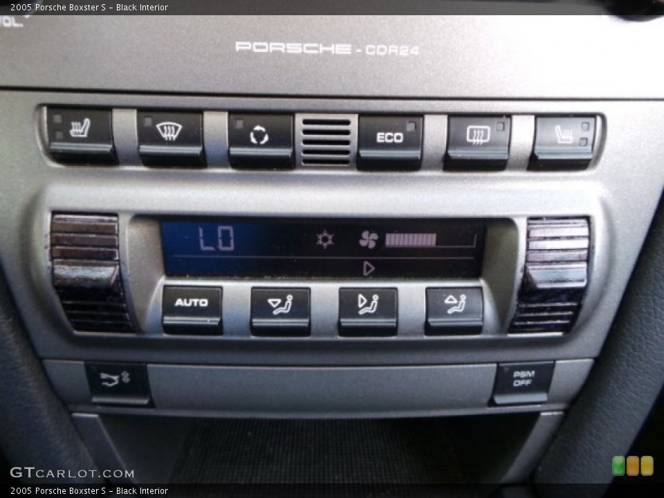 Black Interior Controls for the 2005 Porsche Boxster S #92326794