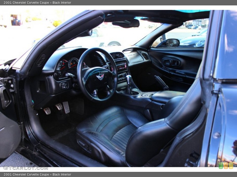 Black Interior Photo for the 2001 Chevrolet Corvette Coupe #92333061