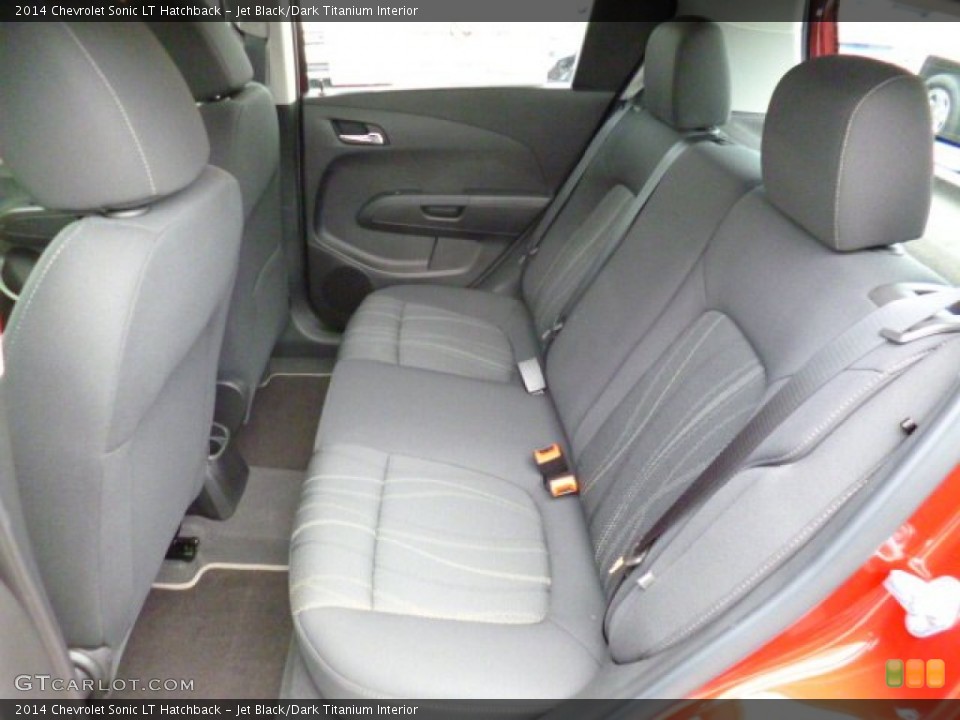 Jet Black/Dark Titanium Interior Rear Seat for the 2014 Chevrolet Sonic LT Hatchback #92334300
