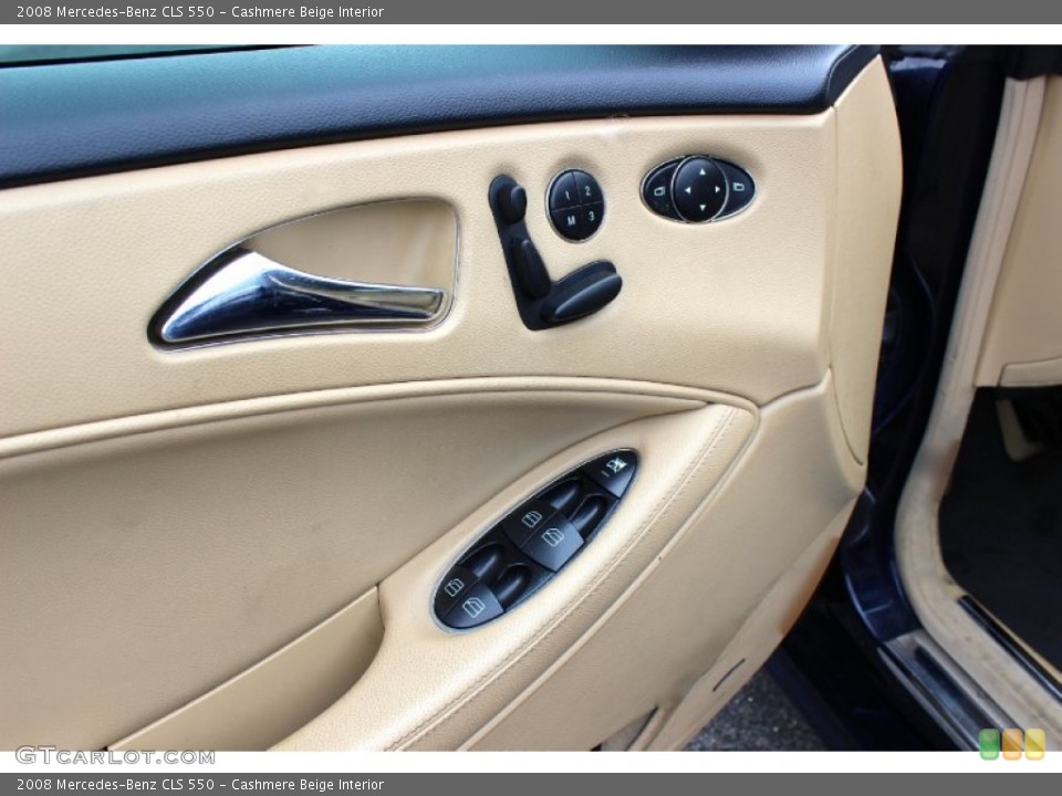 Cashmere Beige Interior Controls for the 2008 Mercedes-Benz CLS 550 #92334336