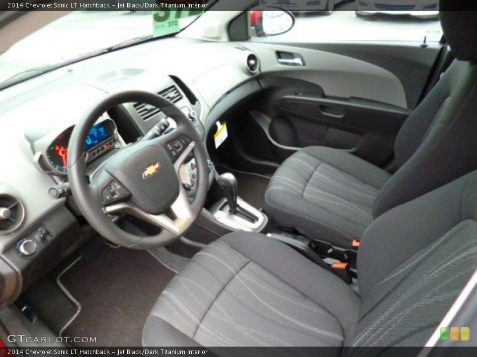 Jet Black/Dark Titanium Interior Prime Interior for the 2014 Chevrolet Sonic LT Hatchback #92334363