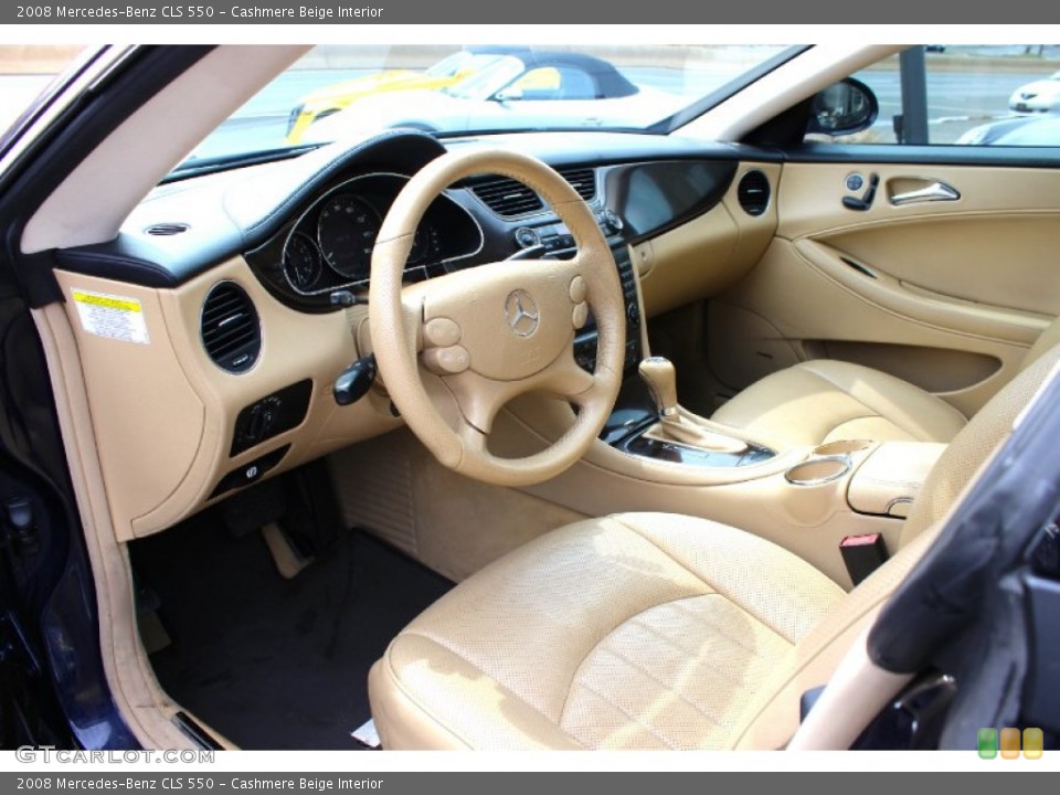 Cashmere Beige Interior Photo for the 2008 Mercedes-Benz CLS 550 #92334403