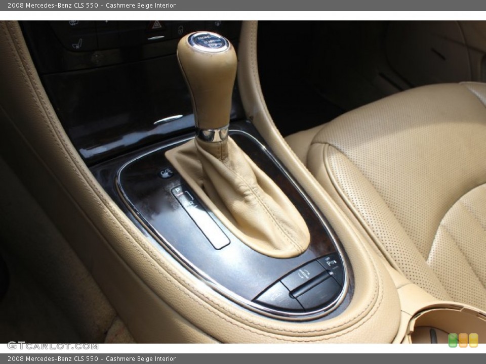 Cashmere Beige Interior Transmission for the 2008 Mercedes-Benz CLS 550 #92334477