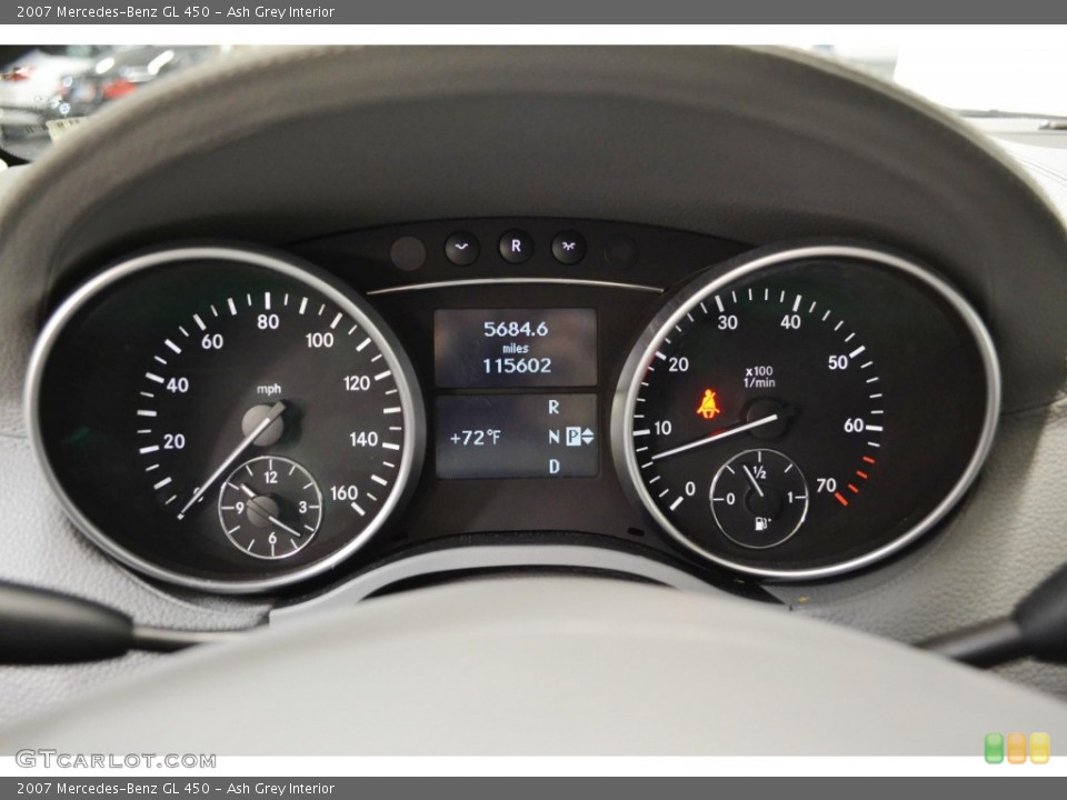 Ash Grey Interior Gauges for the 2007 Mercedes-Benz GL 450 #92334486