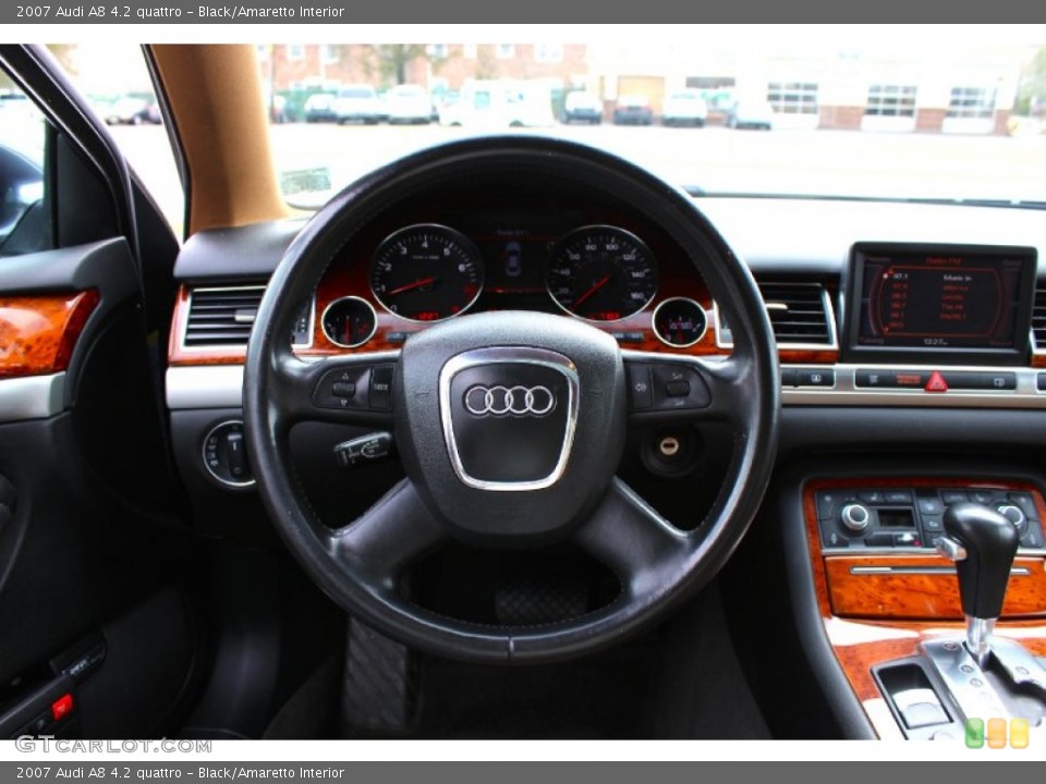 Black/Amaretto Interior Steering Wheel for the 2007 Audi A8 4.2 quattro #92335029