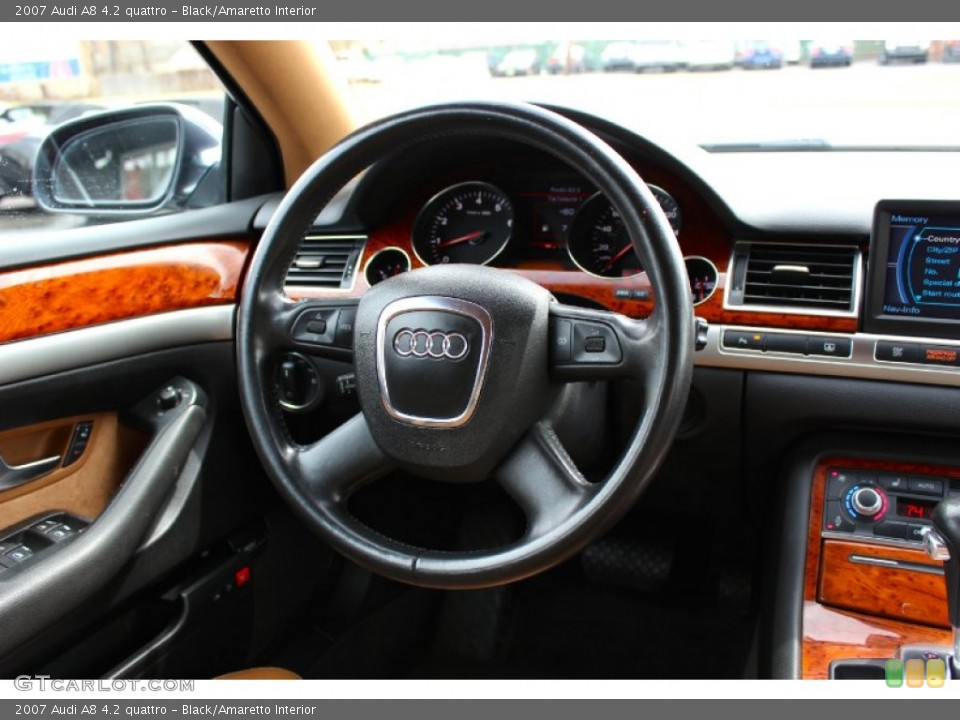 Black/Amaretto Interior Dashboard for the 2007 Audi A8 4.2 quattro #92335044