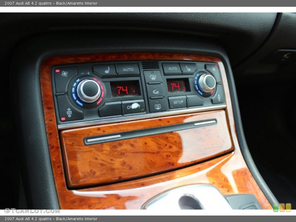 Black/Amaretto Interior Controls for the 2007 Audi A8 4.2 quattro #92335083