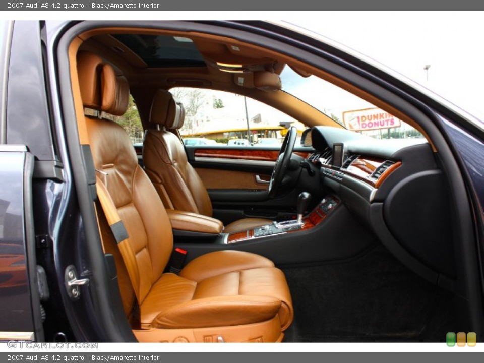 Black/Amaretto Interior Front Seat for the 2007 Audi A8 4.2 quattro #92335128