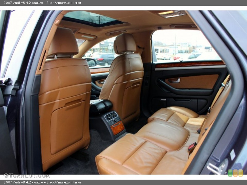 Black/Amaretto Interior Rear Seat for the 2007 Audi A8 4.2 quattro #92335182