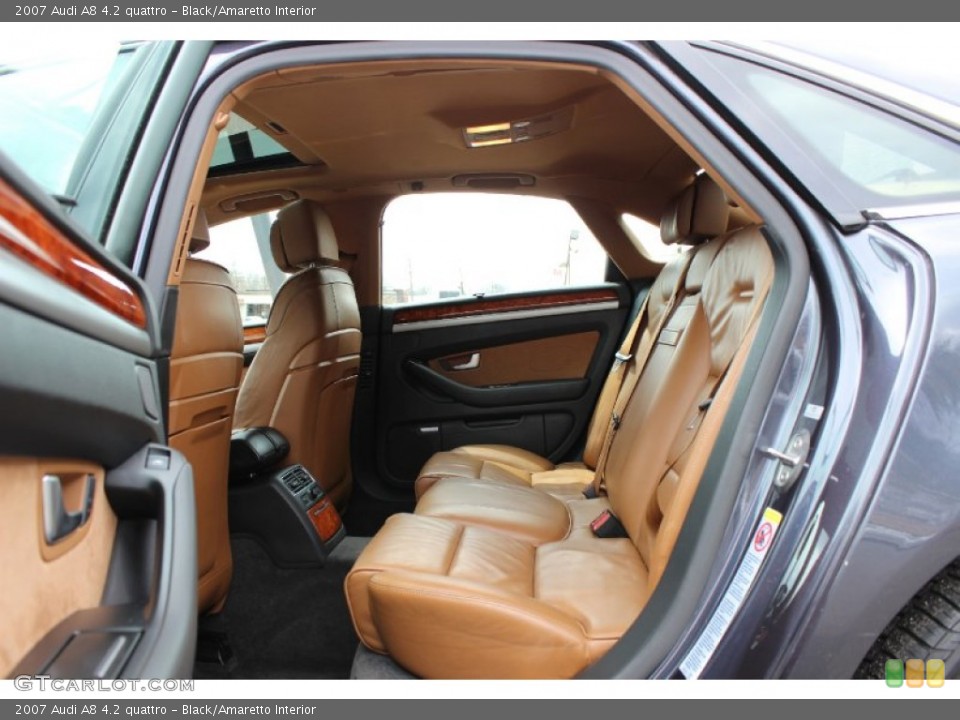 Black/Amaretto Interior Rear Seat for the 2007 Audi A8 4.2 quattro #92335200