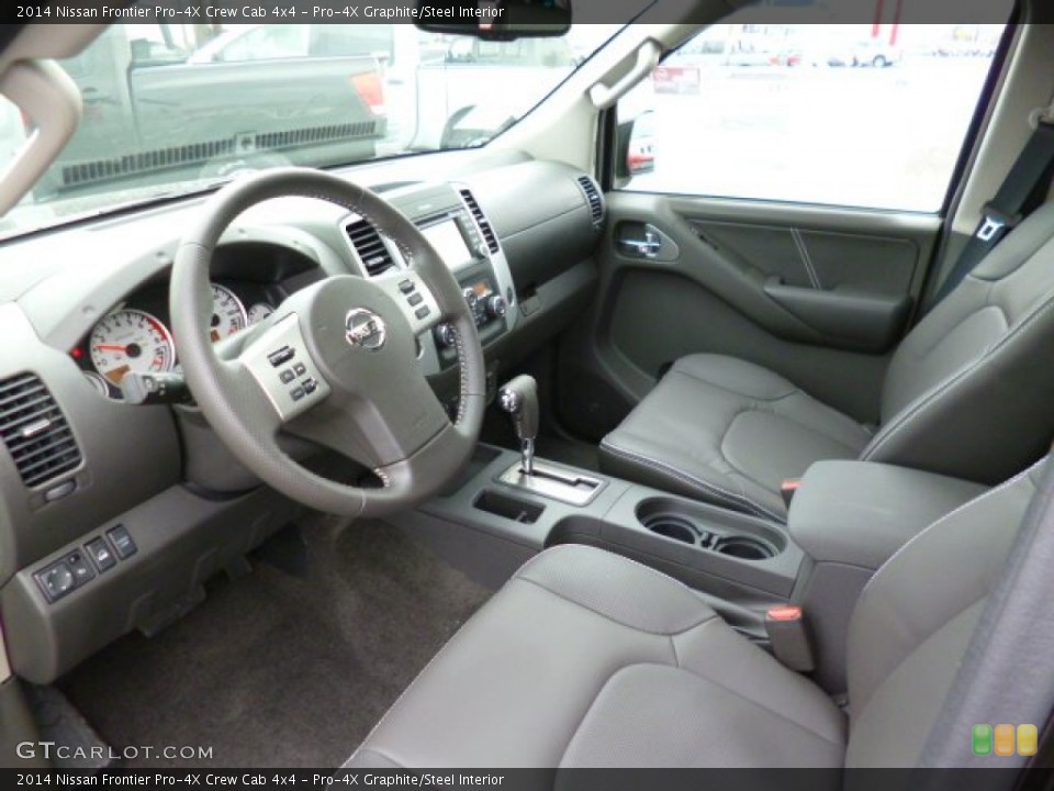 Pro-4X Graphite/Steel Interior Prime Interior for the 2014 Nissan Frontier Pro-4X Crew Cab 4x4 #92341407