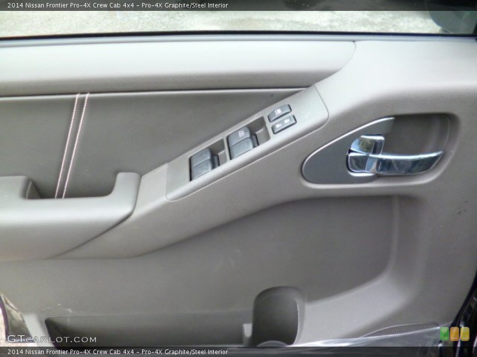 Pro-4X Graphite/Steel Interior Door Panel for the 2014 Nissan Frontier Pro-4X Crew Cab 4x4 #92341416