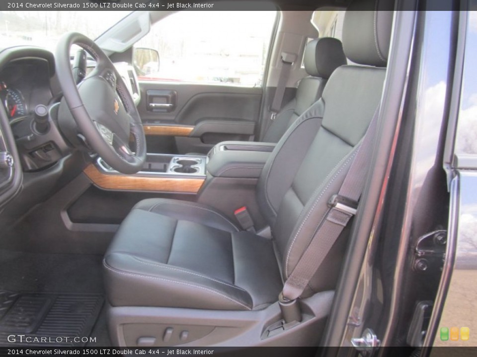 Jet Black Interior Front Seat for the 2014 Chevrolet Silverado 1500 LTZ Double Cab 4x4 #92346219