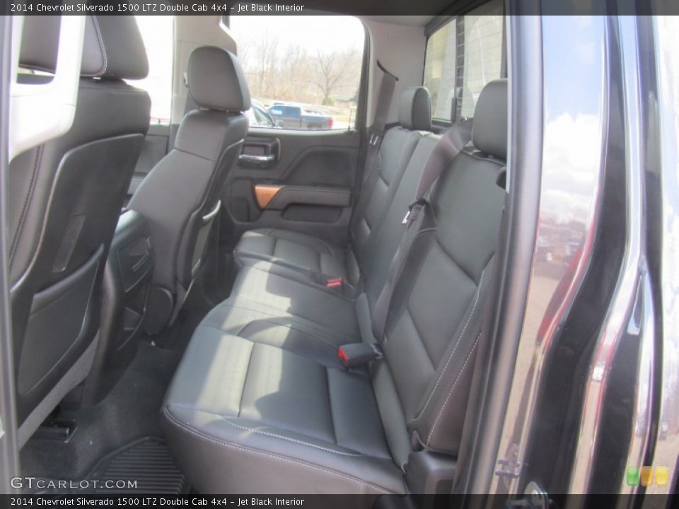 Jet Black Interior Rear Seat for the 2014 Chevrolet Silverado 1500 LTZ Double Cab 4x4 #92346244