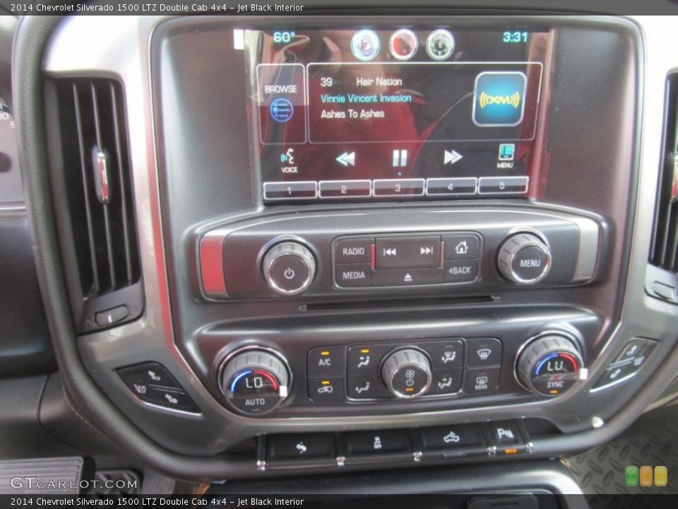 Jet Black Interior Controls for the 2014 Chevrolet Silverado 1500 LTZ Double Cab 4x4 #92346327
