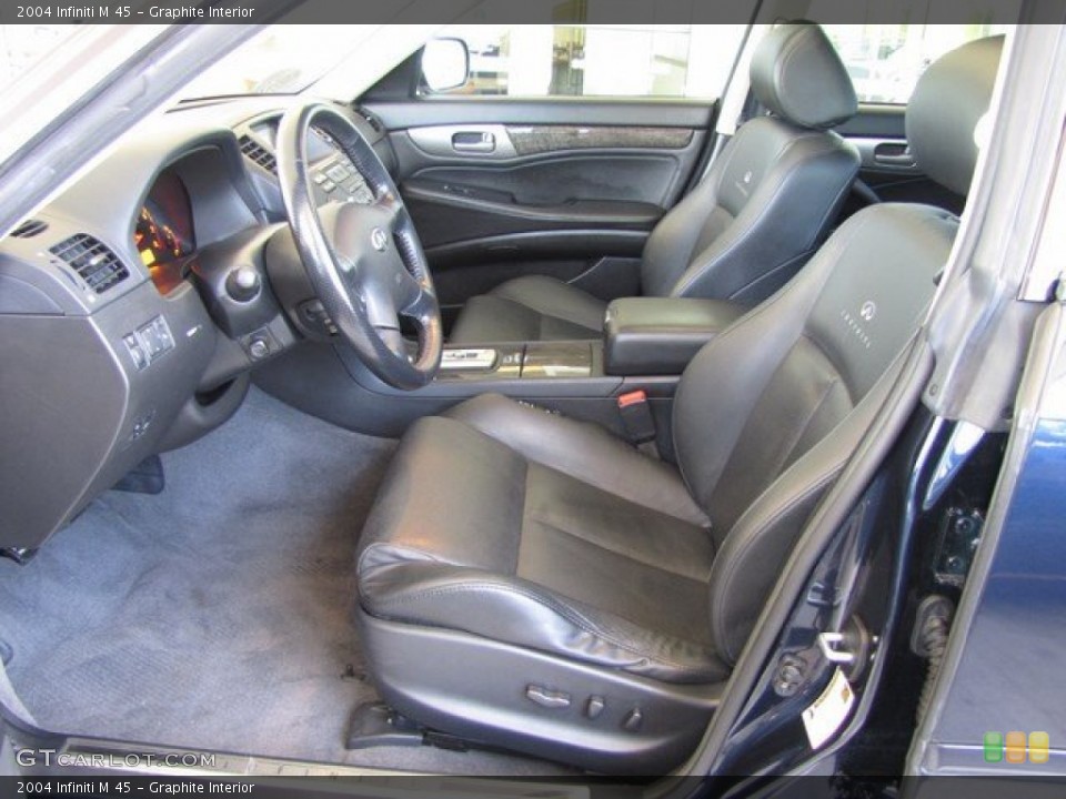 Graphite Interior Front Seat for the 2004 Infiniti M 45 #92346723
