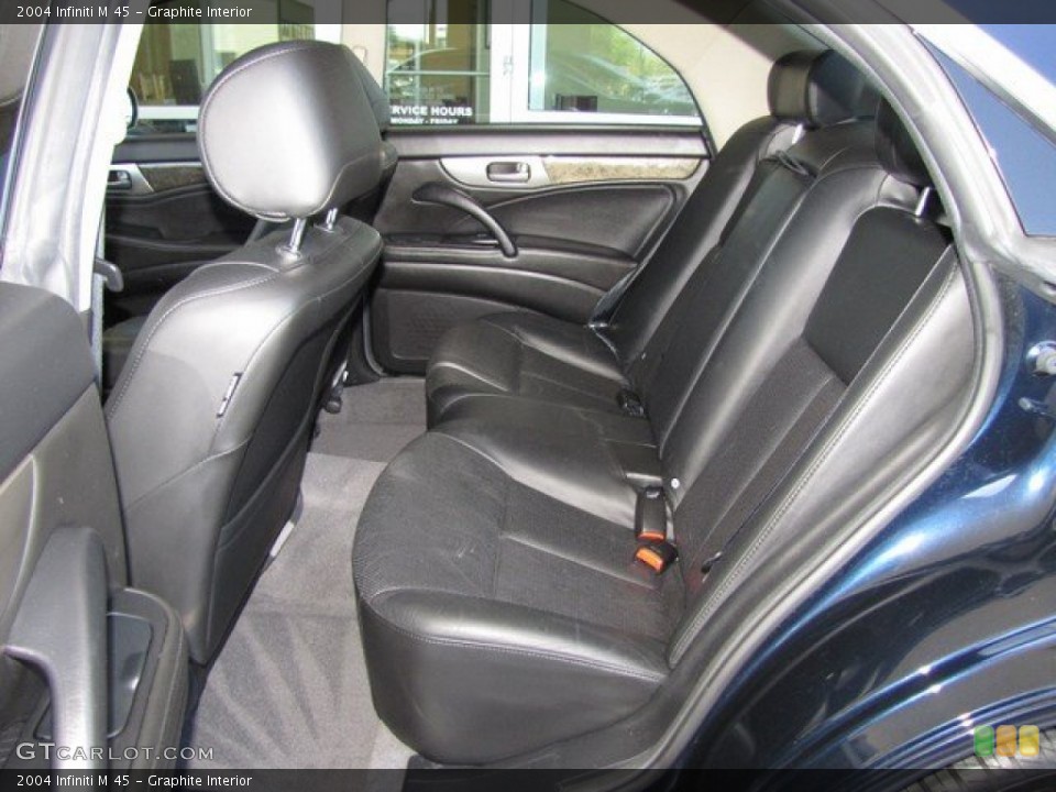 Graphite Interior Rear Seat for the 2004 Infiniti M 45 #92346768