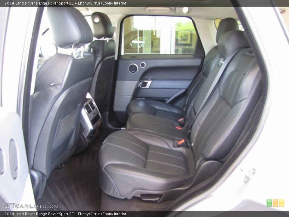 Ebony/Cirrus/Ebony Interior Rear Seat for the 2014 Land Rover Range Rover Sport SE #92348160