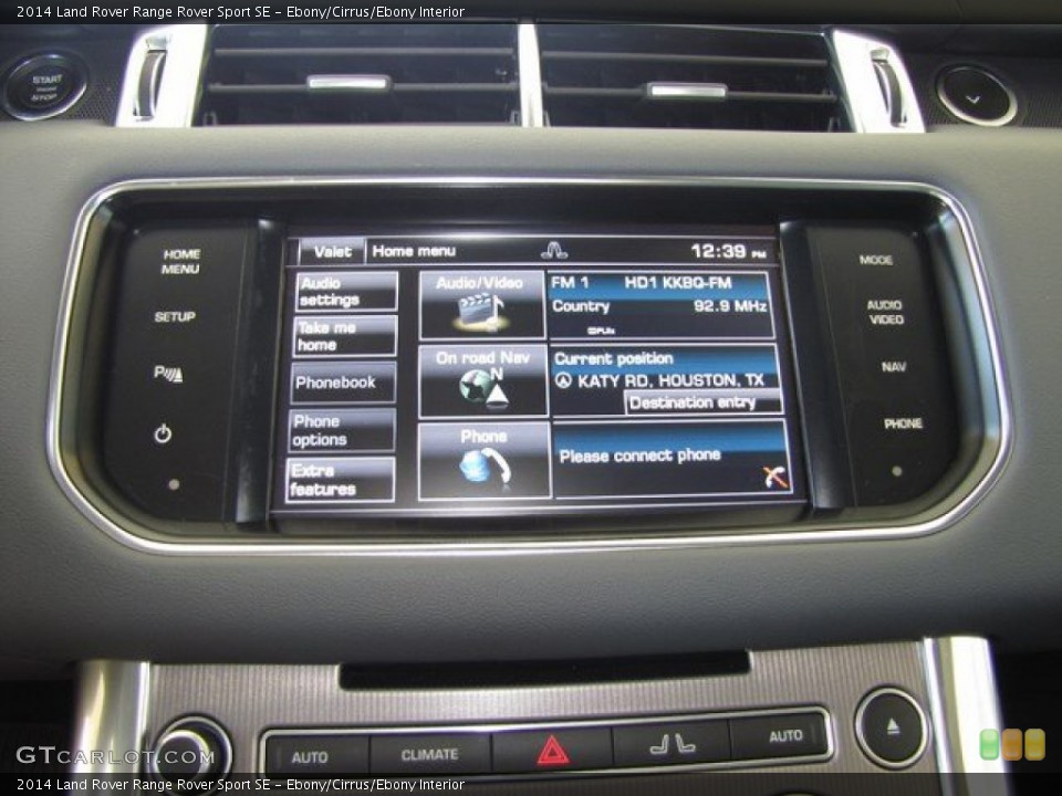 Ebony/Cirrus/Ebony Interior Controls for the 2014 Land Rover Range Rover Sport SE #92348457