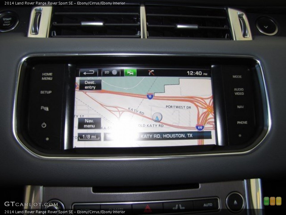 Ebony/Cirrus/Ebony Interior Navigation for the 2014 Land Rover Range Rover Sport SE #92348499
