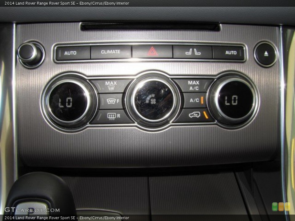 Ebony/Cirrus/Ebony Interior Controls for the 2014 Land Rover Range Rover Sport SE #92348523