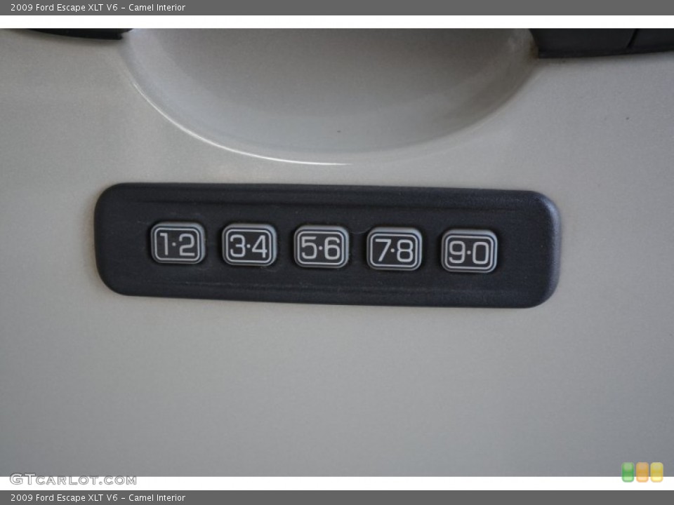 Camel Interior Controls for the 2009 Ford Escape XLT V6 #92348655