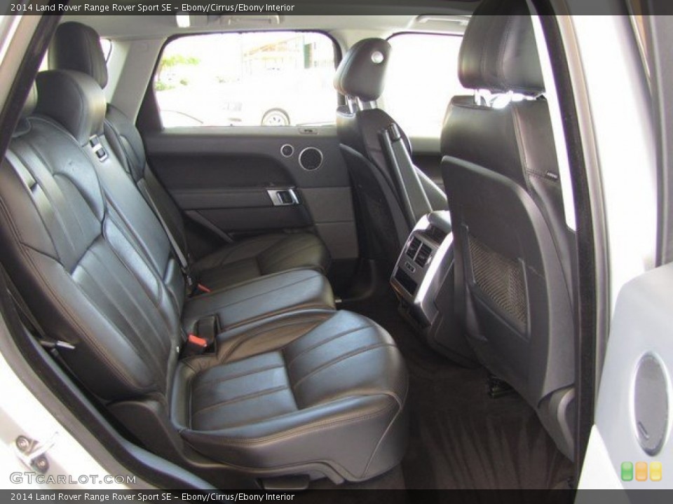Ebony/Cirrus/Ebony Interior Rear Seat for the 2014 Land Rover Range Rover Sport SE #92348721