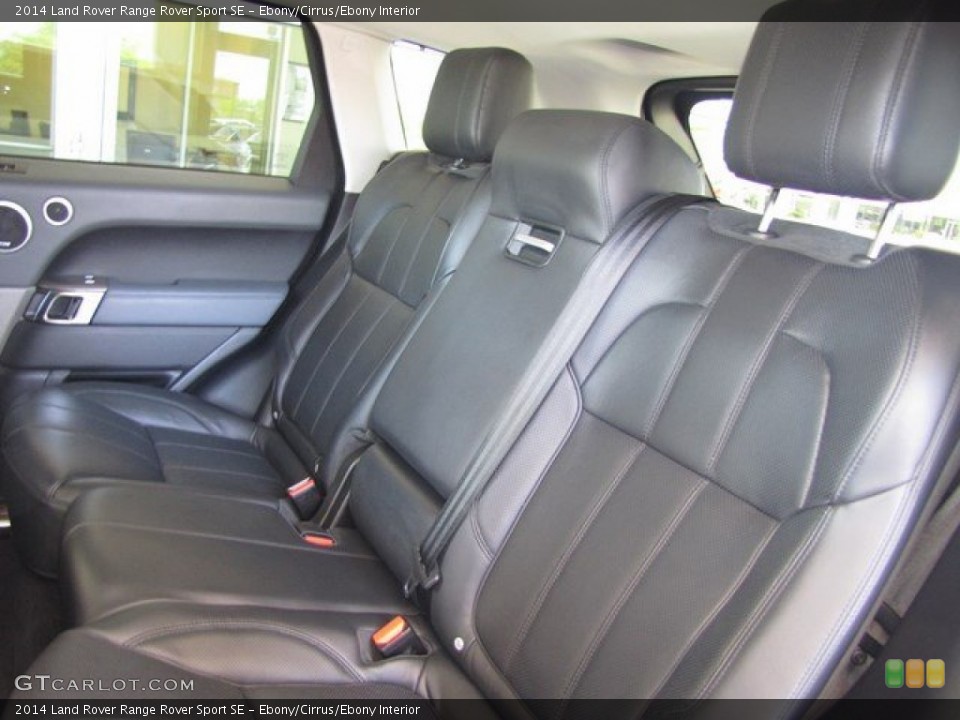 Ebony/Cirrus/Ebony Interior Rear Seat for the 2014 Land Rover Range Rover Sport SE #92348839