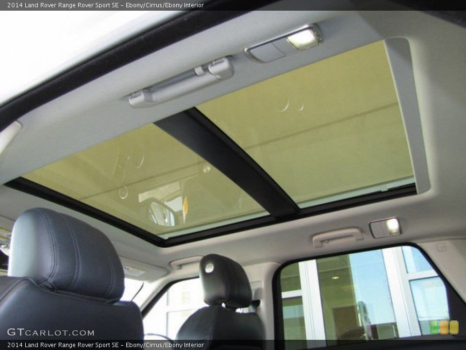 Ebony/Cirrus/Ebony Interior Sunroof for the 2014 Land Rover Range Rover Sport SE #92348920