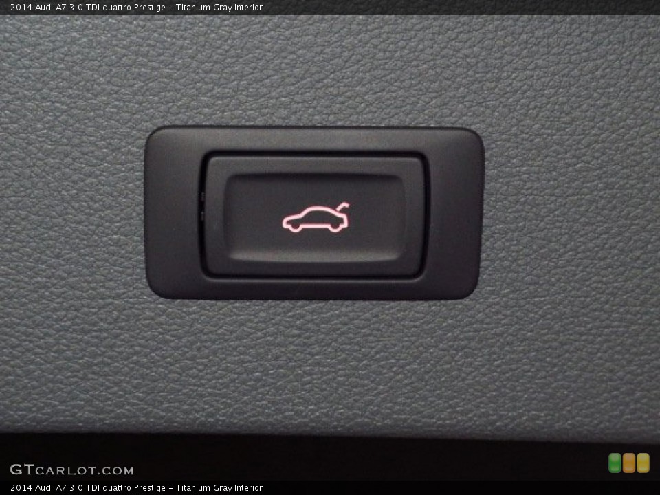 Titanium Gray Interior Controls for the 2014 Audi A7 3.0 TDI quattro Prestige #92354259