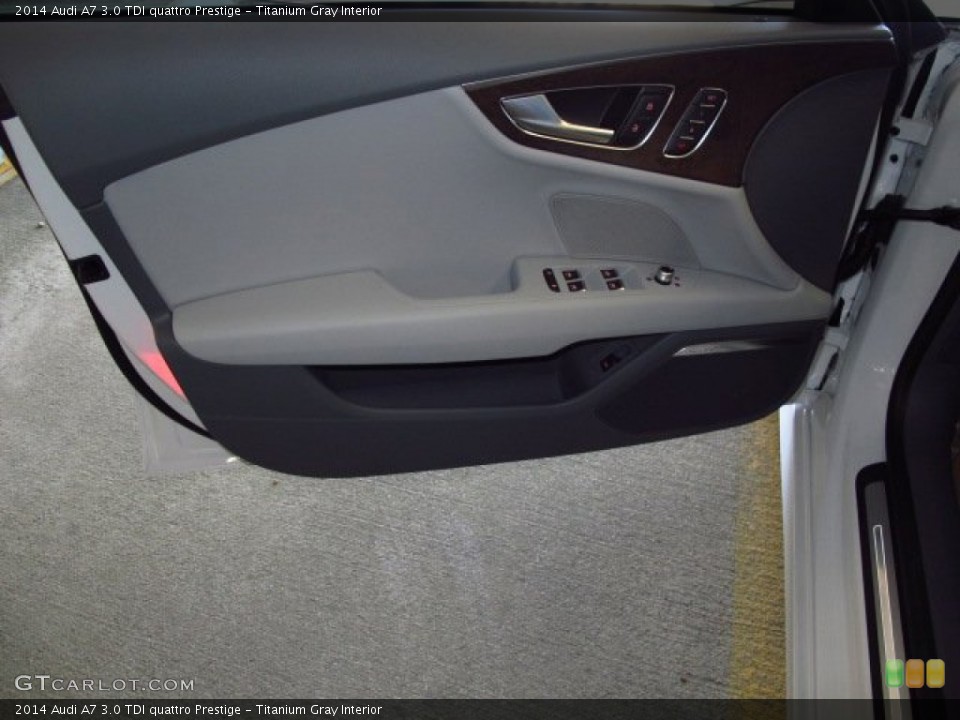 Titanium Gray Interior Door Panel for the 2014 Audi A7 3.0 TDI quattro Prestige #92354294