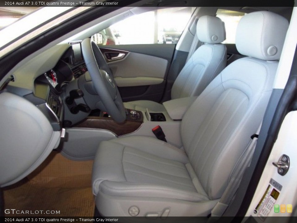 Titanium Gray Interior Front Seat for the 2014 Audi A7 3.0 TDI quattro Prestige #92354316