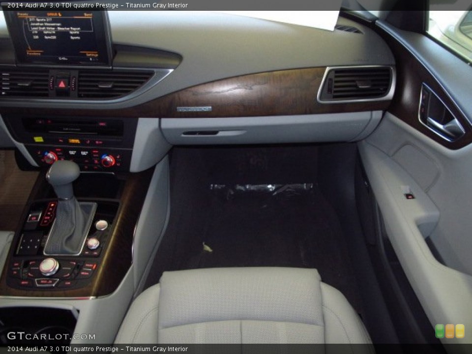Titanium Gray Interior Dashboard for the 2014 Audi A7 3.0 TDI quattro Prestige #92354394
