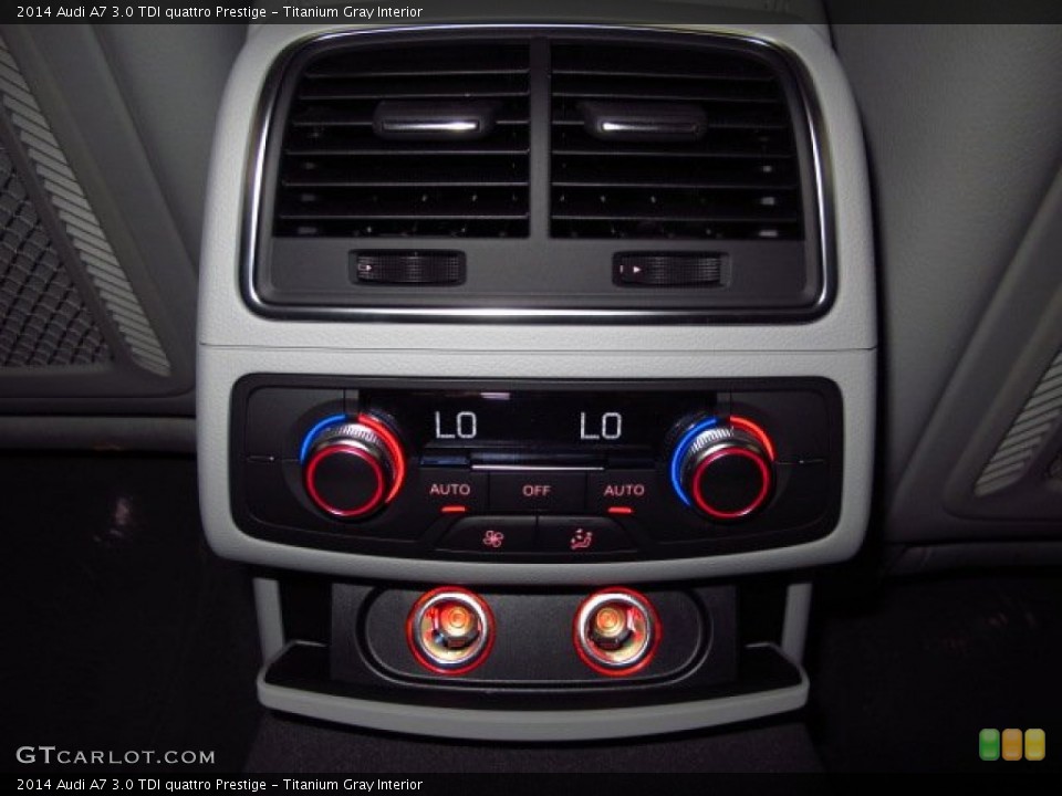 Titanium Gray Interior Controls for the 2014 Audi A7 3.0 TDI quattro Prestige #92354412