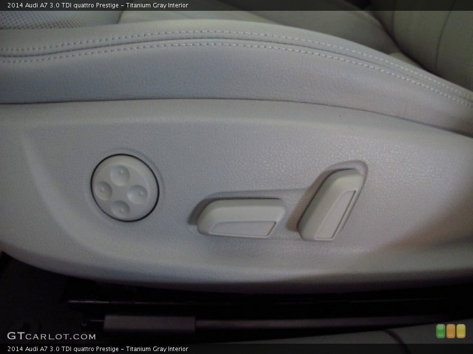 Titanium Gray Interior Controls for the 2014 Audi A7 3.0 TDI quattro Prestige #92354469
