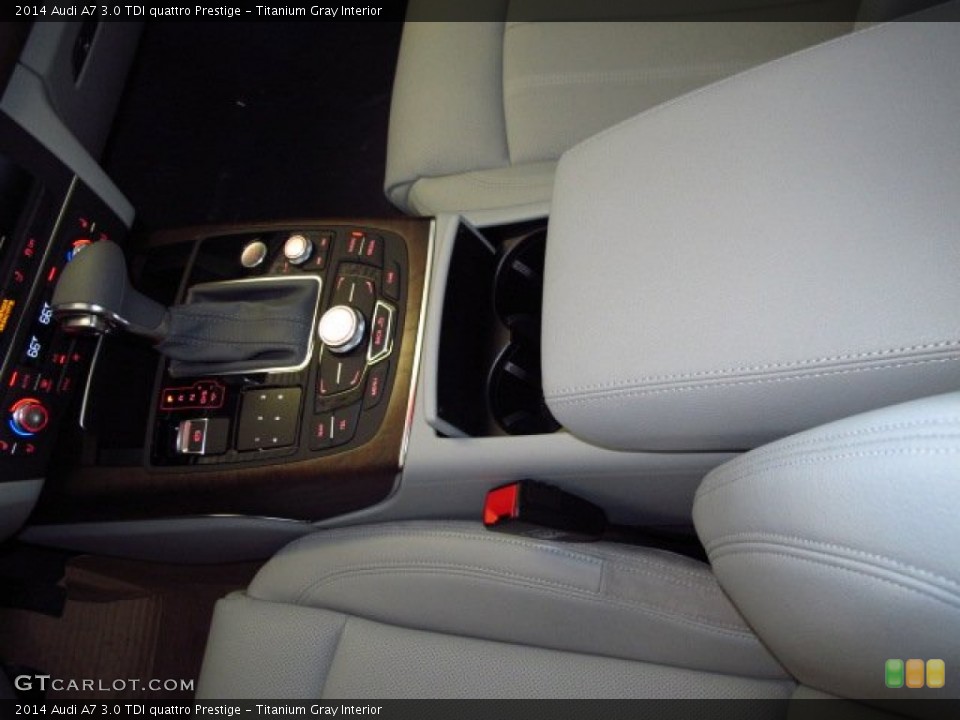 Titanium Gray Interior Controls for the 2014 Audi A7 3.0 TDI quattro Prestige #92354511