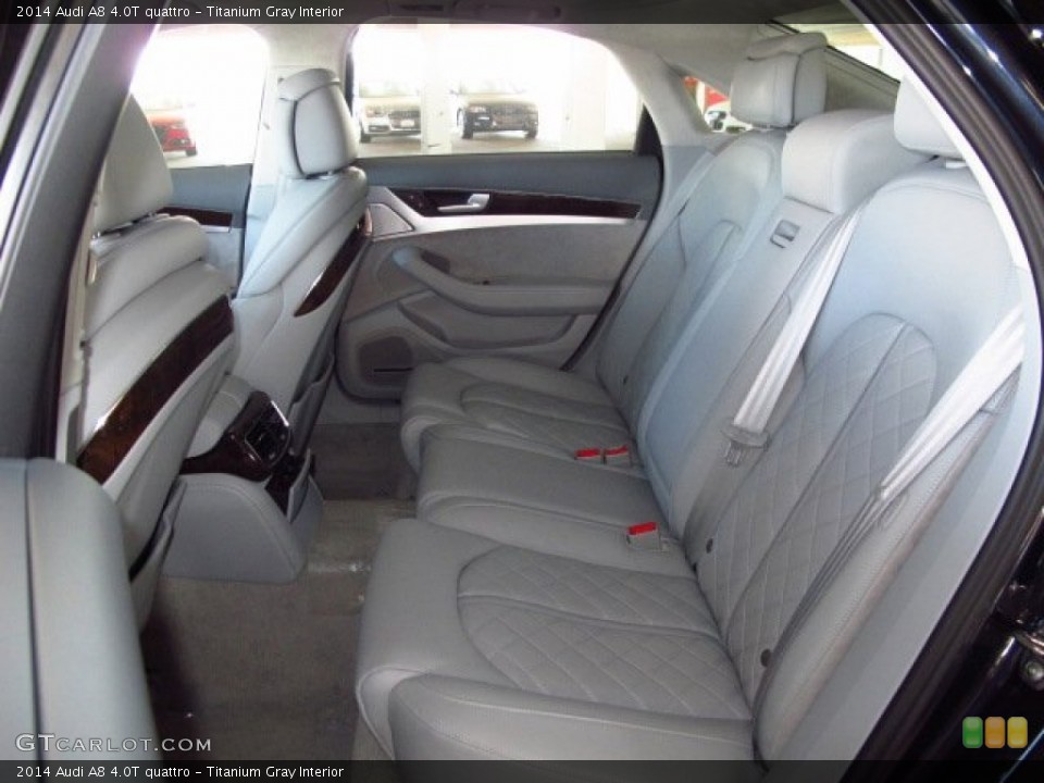 Titanium Gray Interior Rear Seat for the 2014 Audi A8 4.0T quattro #92356278