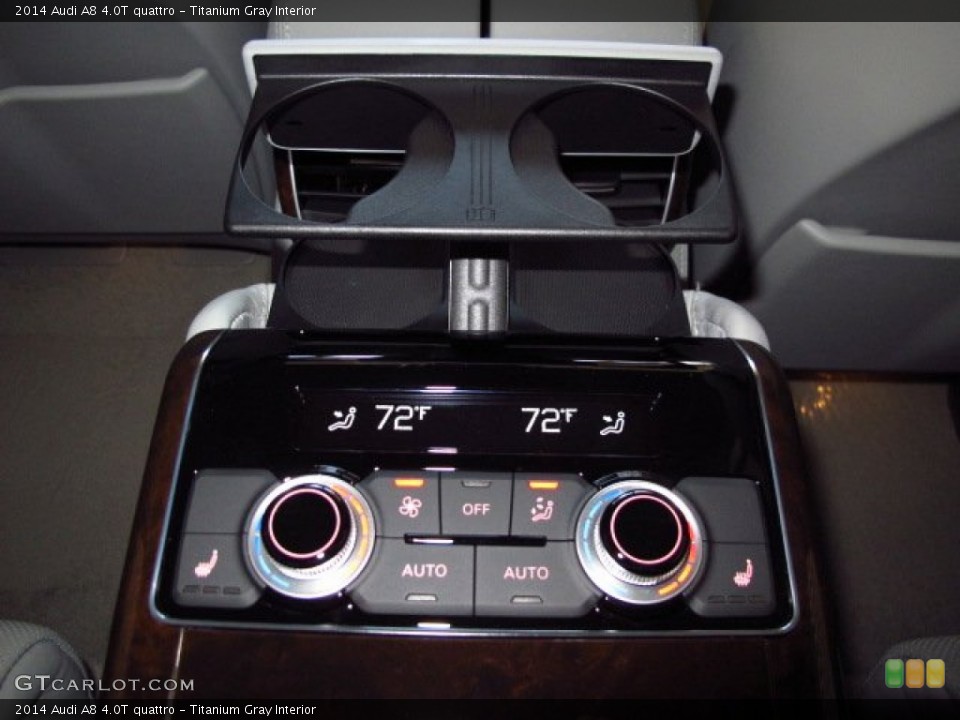 Titanium Gray Interior Controls for the 2014 Audi A8 4.0T quattro #92356335